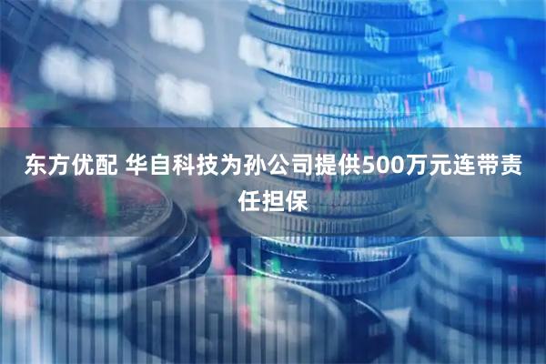 东方优配 华自科技为孙公司提供500万元连带责任担保